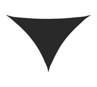 vidaXL Sun Shade Sail Black 7x5x5 m 100% Polyester Oxford