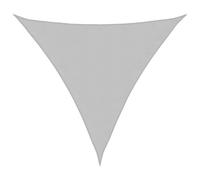 vidaXL Sun Shade Sail Canopy Light Grey 4.5x4.5x4.5 m 100% Polyester Oxford