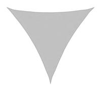 vidaXL Sun Shade Sail Light Grey 3.6x3.6x3.6 m 100% Polyester Oxford