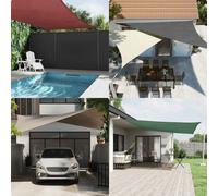 vidaXL Sun Shade Sail Taupe 2x2x2 m 100% Polyester Oxford