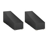 Vidaxl Sunlounger Covers 2 Pcs 12 Eyelets 205X75X40/70 Cm Polyethylene Sunlounger Covers