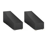 Vidaxl Sunlounger Covers 2 Pcs 12 Eyelets 205X75X40/70 Cm Polyethylene Sunlounger Covers