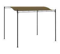 vidaXL Sunshade Awning 3x2.4 m Taupe 180 g/m² Garden Pavilion Gazebo Marquee