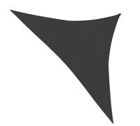 vidaXL Sunshade Sail 160 g/m² Anthracite 2.5x2.5x3.5 m HDPE Garden Sunscreen