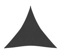 vidaXL Sunshade Sail 160 g/m虏 Anthracite 3x3x3 m HDPE UK HOT