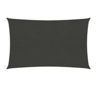 vidaXL Sunshade Sail 160 g/m² Anthracite 3x4 m HDPE Garden Patio Canopy Awning
