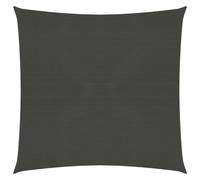vidaXL Sunshade Sail 160 g/m² Anthracite 4x4 m HDPE Garden Sunscreen Canopy