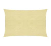 vidaXL Sunshade Sail 160 g/m² HDPE - Beige 4x5 m Garden Awning Canopy