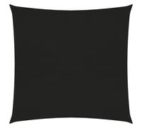 vidaXL Sunshade Sail 160 g/m² Black 2.5x2.5 m HDPE Sunscreen Shade Canopy