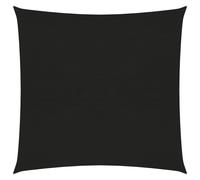 vidaXL Sunshade Sail 160 g/m² Black 2.5x3 m HDPE Balcony Sunscreen Canopy