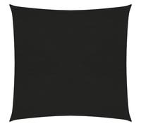 vidaXL Sunshade Sail 160 g/m² Black 4.5x4.5 m HDPE Garden Sunscreen Canopy