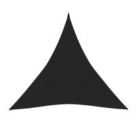 vidaXL Sunshade Sail 160 g/m² Black 5x5x5 m HDPE Outdoor Sunscreen Canopy