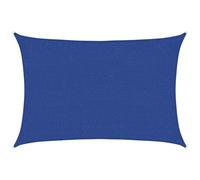 vidaXL Sunshade Sail 160 g/m² Blue 2x2.5 m HDPE Sunscreen Patio Shade Canopy