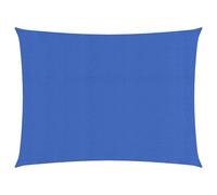 vidaXL Sunshade Sail 160 g/m² Blue 2x3 m HDPE Sunscreen Patio Shade Canopy