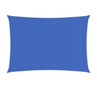 vidaXL Sunshade Sail 160 g/m² Blue 2x4 m HDPE Sunscreen Patio Shade Canopy