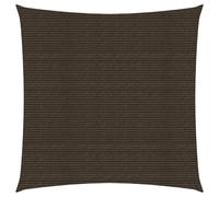 vidaXL Sunshade Sail 160 g/m² Brown 2.5x2.5 m HDPE Sunscreen Shade Canopy