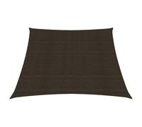 Sunshade Sail 160 g/m² Brown 3/4x2 m HDPE