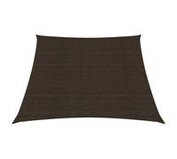 vidaXL Sunshade Sail 160 g/m虏 Brown 3/4x2 m HDPE UK HOT