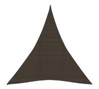 vidaXL Sunshade Sail 160 g/m² Brown 4x5x5 m HDPE Sunscreen Patio Shade Canopy