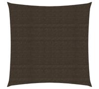 vidaXL Sunshade Sail 160 g/m² Brown 5x5 m HDPE Garden Patio Canopy Awning