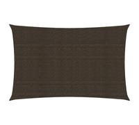 vidaXL Sunshade Sail 160 g/m² Brown 5x7 m HDPE Garden Patio Canopy Awning