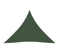 vidaXL Sunshade Sail 160 g/m² Dark Green 4x4x4 m HDPE Sunscreen Shade Canopy
