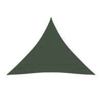 vidaXL Sunshade Sail 160 g/m虏 Dark Green 4x4x4 m HDPE UK HOT