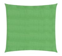 vidaXL Sunshade Sail 160 g/m² Light Green 2x2 m HDPE Garden Sunscreen Canopy