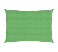 vidaXL Sunshade Sail 160 g/m² Light Green 3.5x5 m HDPE Patio Sunscreen Canopy