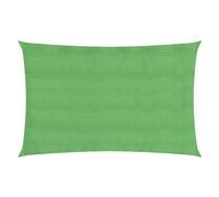 vidaXL Sunshade Sail 160 g/m² Light Green 4x7 m HDPE Patio Sunscreen Canopy