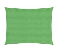 vidaXL Sunshade Sail 160 g/m² Light Green 5x6 m HDPE Patio Sunscreen Canopy