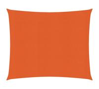 vidaXL Sunshade Sail 160 g/m² Orange 2.5x2.5 m HDPE Sunscreen Patio Shade