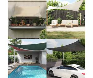 vidaXL Sunshade Sail 160 g/m² Red 2.5x2.5 m HDPE