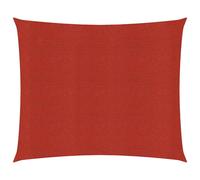 vidaXL Sunshade Sail 160 g/m² Red 2.5x2.5 m HDPE Sunscreen Patio Shade Canopy
