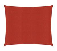 vidaXL Sunshade Sail 160 g/m² Red 2x2.5 m HDPE Sunscreen Patio Shade Canopy