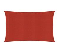 vidaXL Sunshade Sail 160 g/m² Red 3x5 m HDPE Sunscreen Patio Shade Canopy