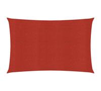vidaXL Sunshade Sail 160 g/m² Red 5x6 m HDPE Sunscreen Patio Shade Canopy