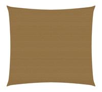 vidaXL Sunshade Sail 160 g/m² Taupe 3.6x3.6 m HDPE Balcony Sunscreen Canopy