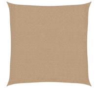 vidaXL Sail Sunshade 160 g/m² Taupe 4.5 x 4.5 m HDPE