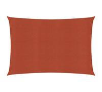 vidaXL Sunshade Sail 160 g/m² Terracotta 2x3 m HDPE Patio Sunscreen Canopy
