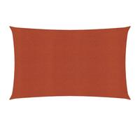 vidaXL Sunshade Sail 160 g/m² Terracotta 5x8 m HDPE Balcony Sunscreen Canopy