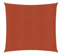 vidaXL Sunshade Sail 160 g/m² Terracotta 6x6 m HDPE Garden Sunscreen Canopy