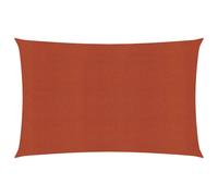 vidaXL Sunshade Sail 160 g/m² Terracotta 6x7 m HDPE Balcony Sunscreen Canopy