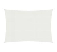 vidaXL Sunshade Sail 160 g/m虏 White 2.5x3 m HDPE HOT