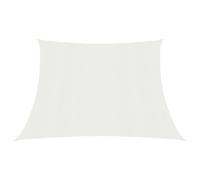 vidaXL Sunshade Sail 160 g/m² White 4/5x3 m HDPE