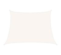 vidaXL Sunshade Sail 160 g/m² White 4/5x3 m HDPE Outdoor Garden Sunscreen