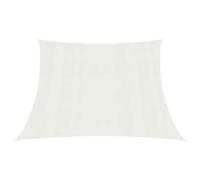 vidaXL Sunshade Sail 160 g/m虏 White 4/5x4 m HDPE UK HOT
