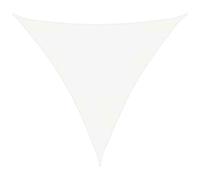 vidaXL Sunshade Sail 160 g/m虏 White 4x4x4 m HDPE UK