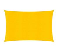 vidaXL Sunshade Sail 160 g/m² Yellow 3x4 m HDPE Outdoor Patio Shade Canopy