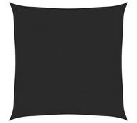 vidaXL Sunshade Sail, 2x2m, Black, UV and Mould Resistant, HDPE Material, Easy Assembly, Suitable for Garden, Terrace, Playground or Balcony